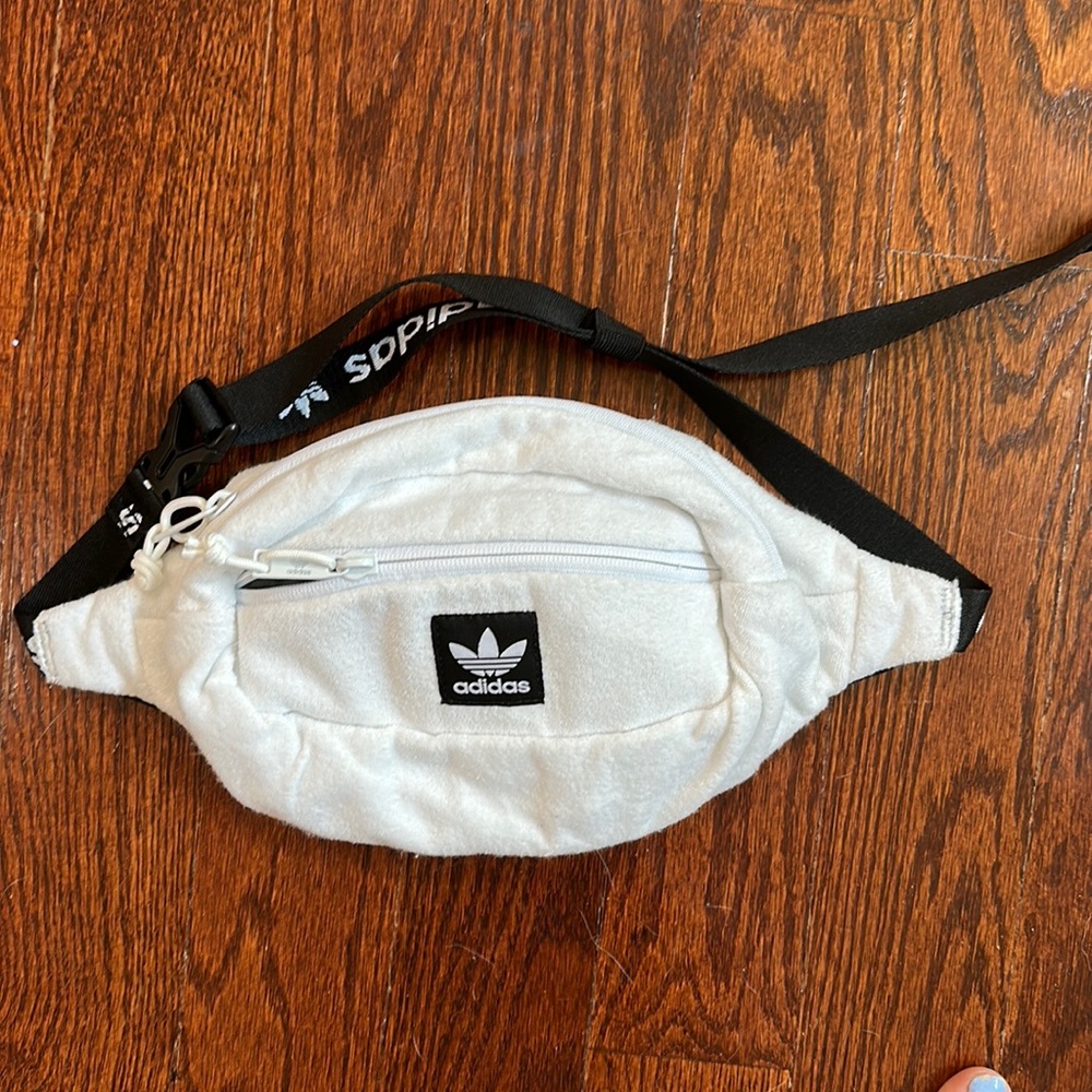 Adidas white belt bag